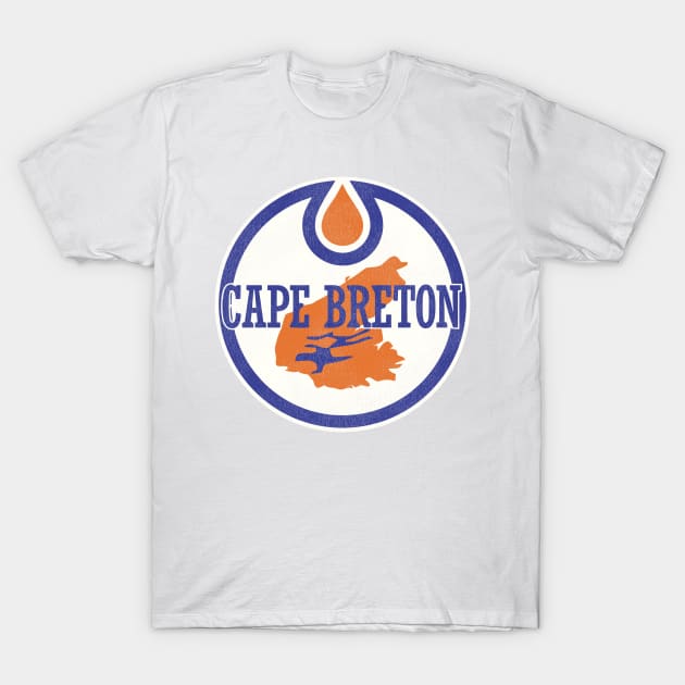 Defunct Cape Breton Oilers Hockey Team T-Shirt by Defunctland